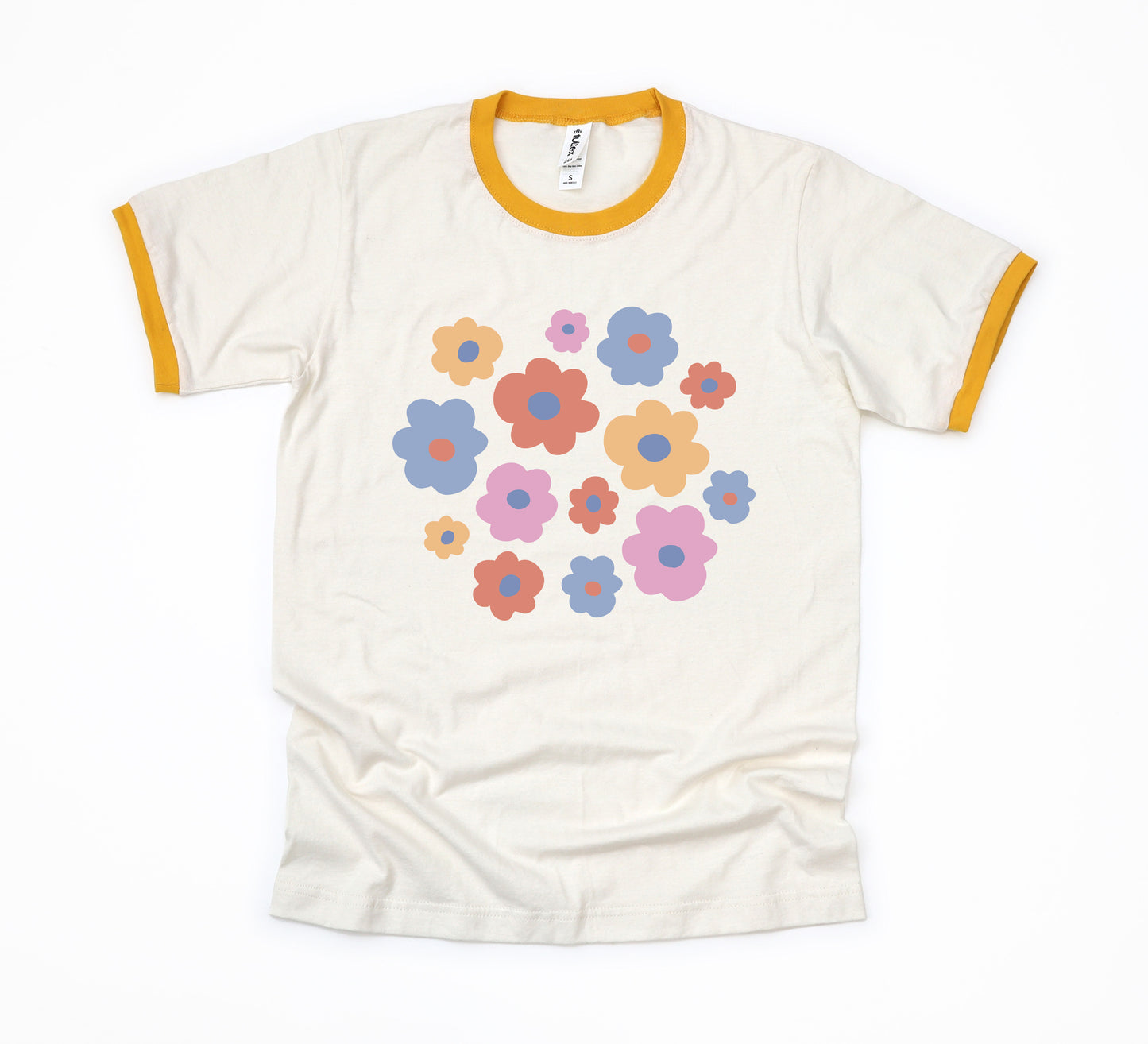 Colorful Daisies | Ringer Tee