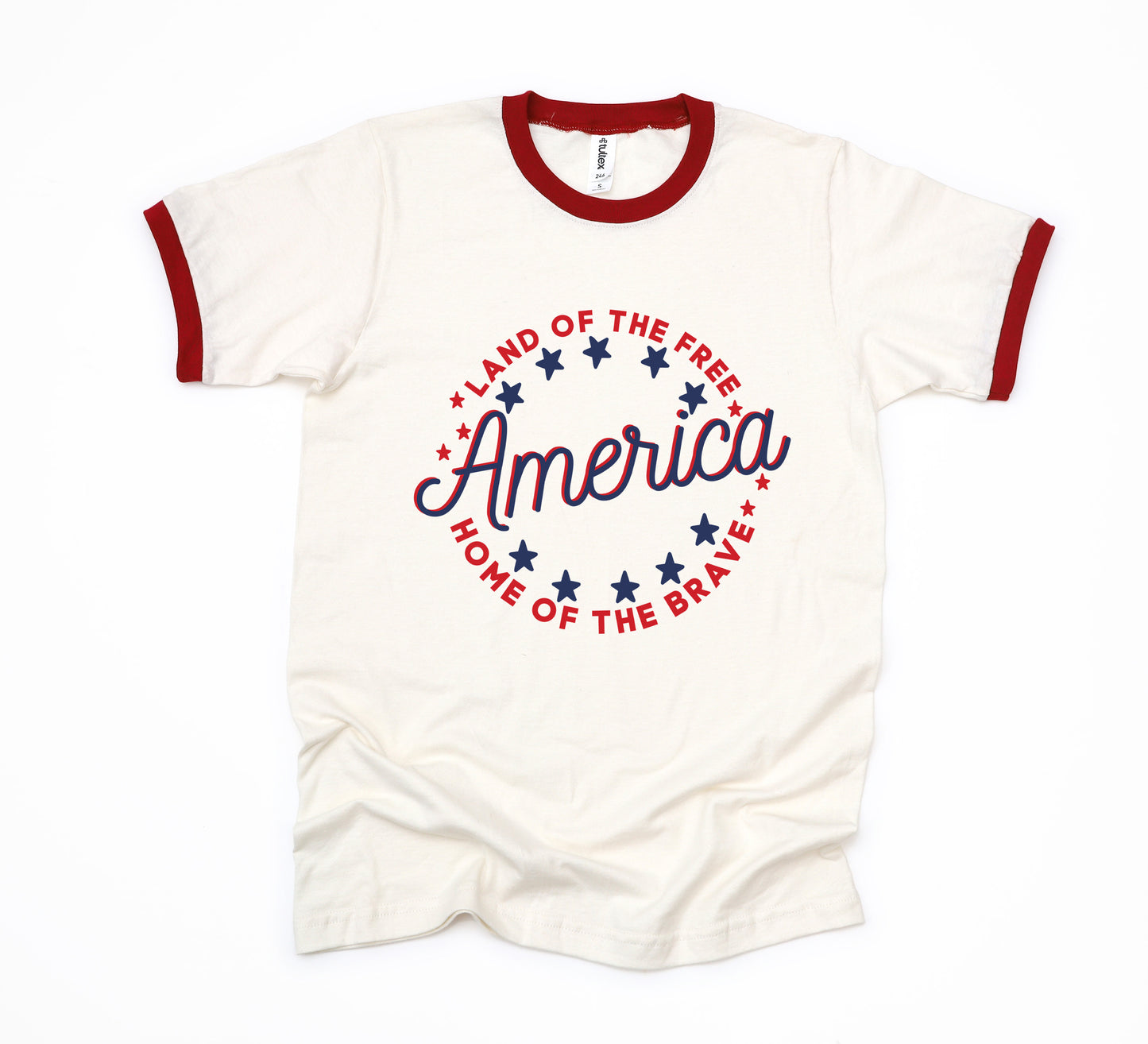 America Home Of The Brave | Ringer Tee