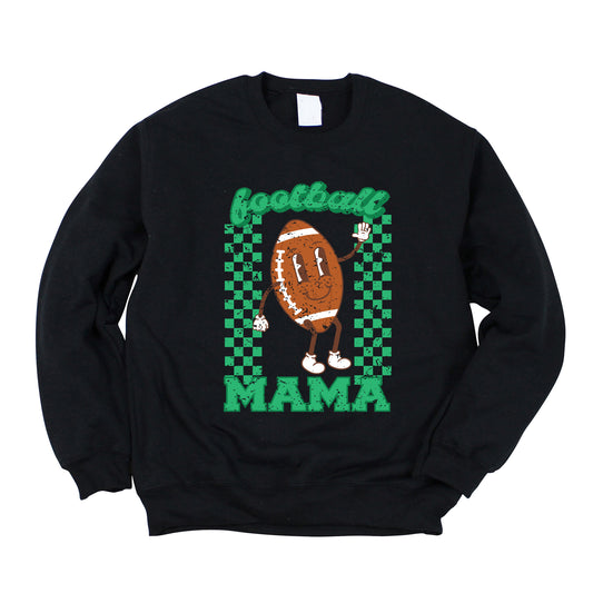 Checkered Football Mama | Sweatshirt