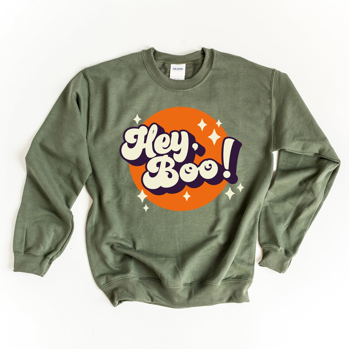 Retro Hey Boo | Graphic Sweatshirt
