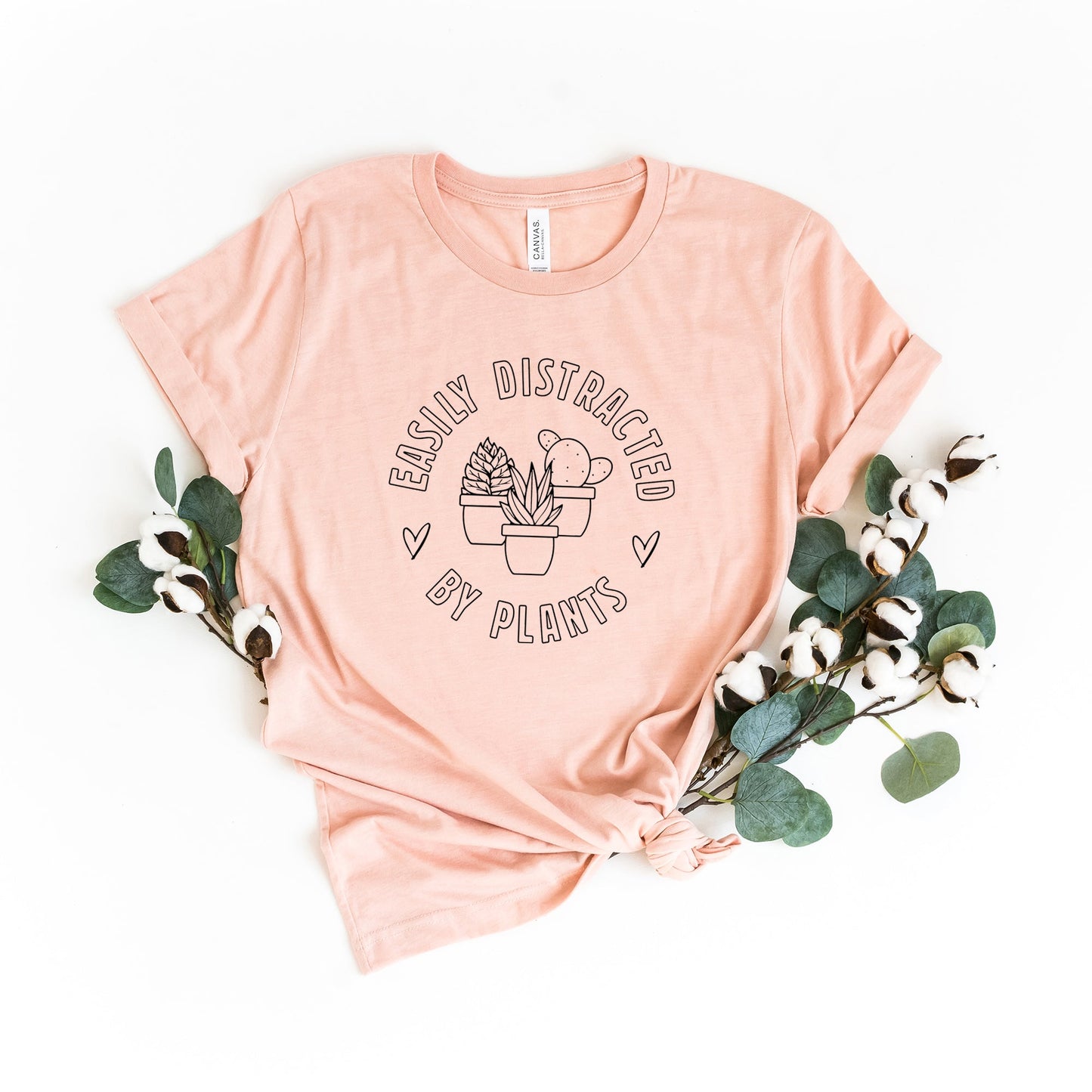 Easily Distracted By Plants | Short Sleeve Graphic Tee