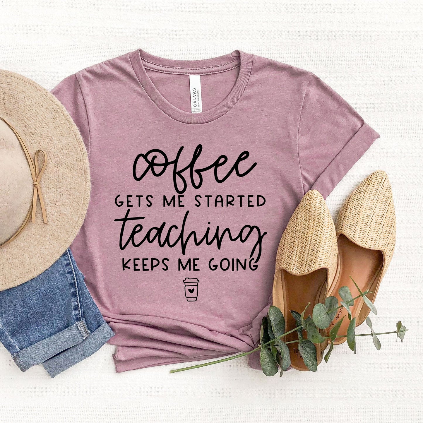 Keeps Me Going Coffee | Short Sleeve Graphic Tee