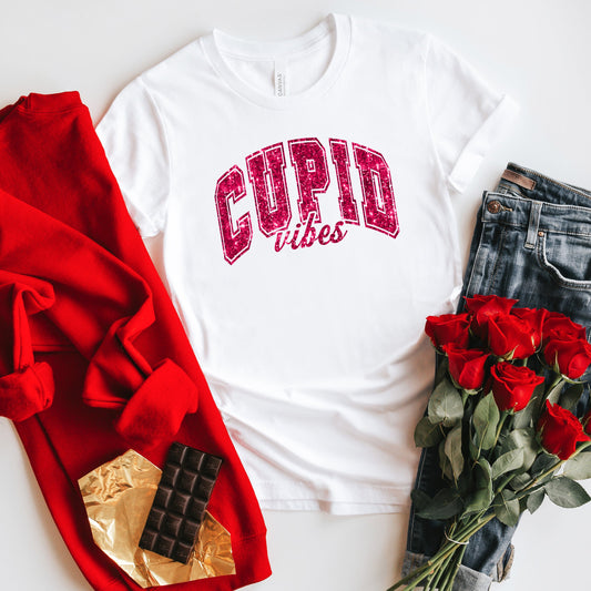 Cupid Vibes | Short Sleeve Crew Neck