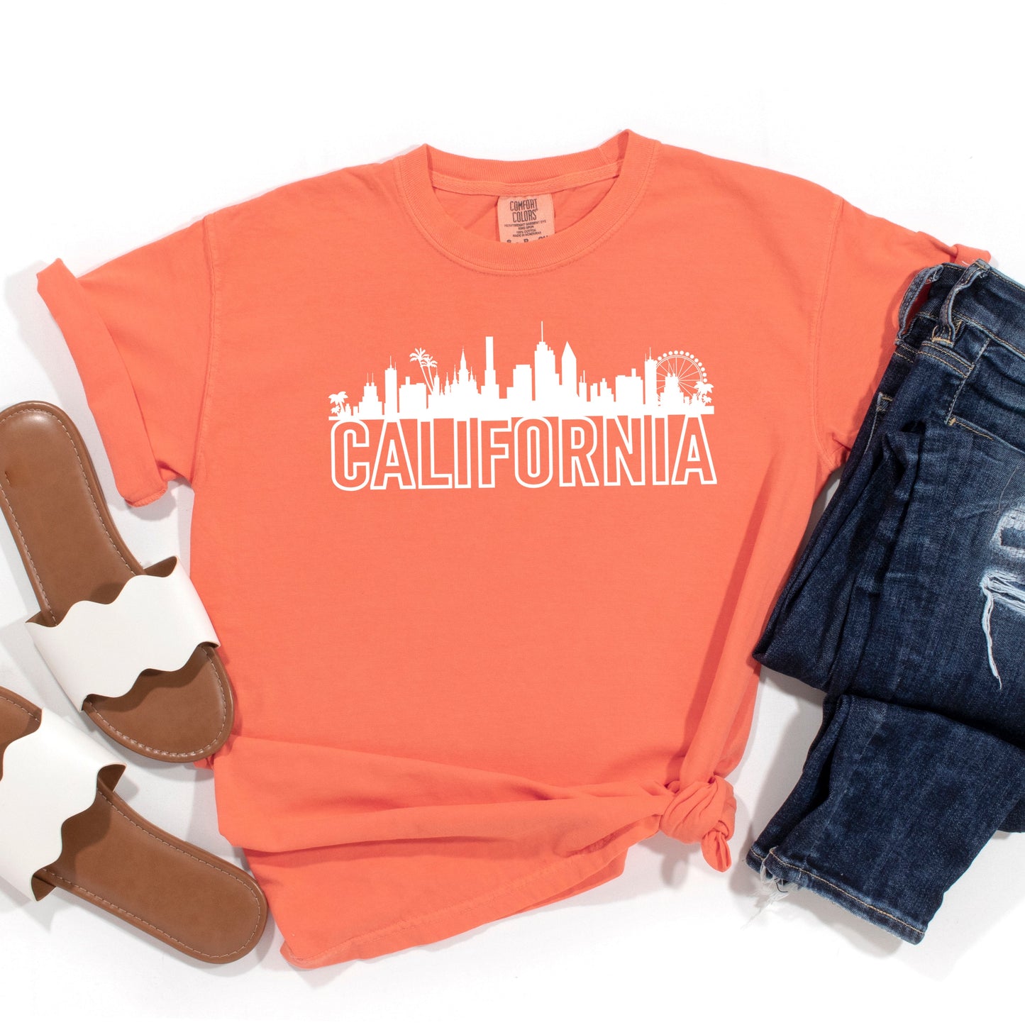 California Buildings | Garment Dyed Tee