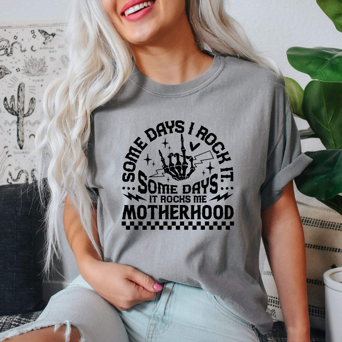 I Rock Motherhood | Garment Dyed Tee