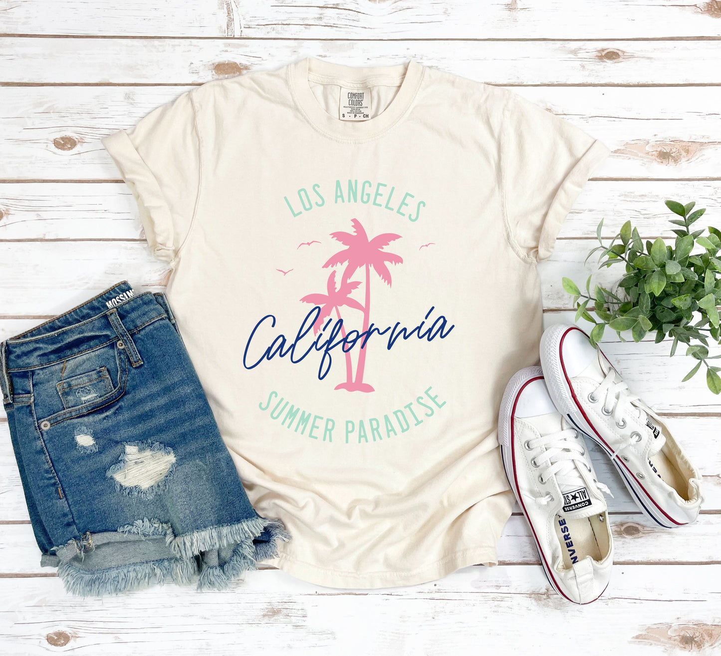 LA Paradise | Garment Dyed Short Sleeve Tee