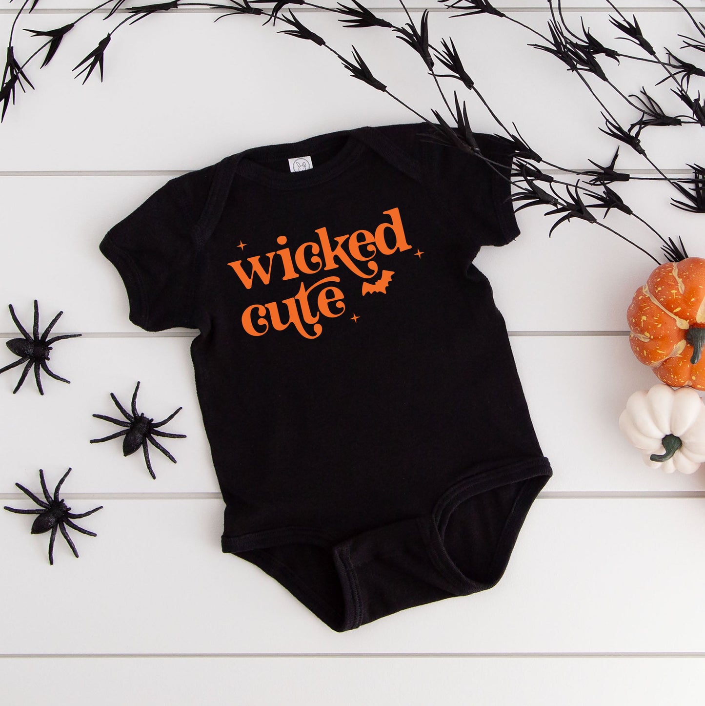 Wicked Cute Bat | Baby Graphic Short Sleeve Bodysuit