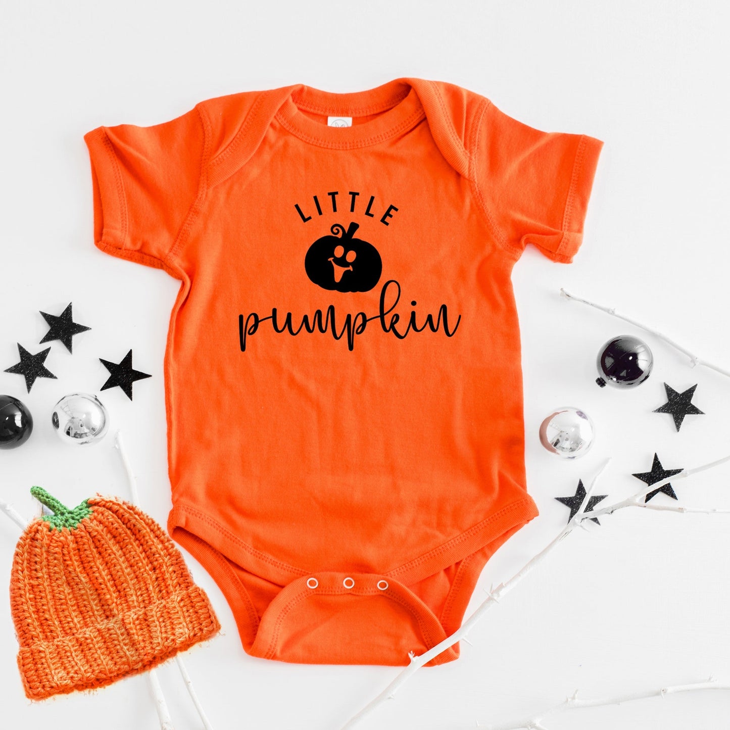 Little Pumpkin | Baby Graphic Short Sleeve Bodysuit