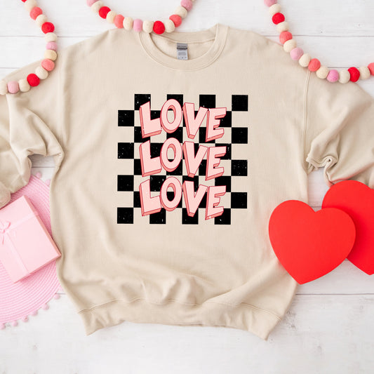 Love Stacked Grunge | Sweatshirt