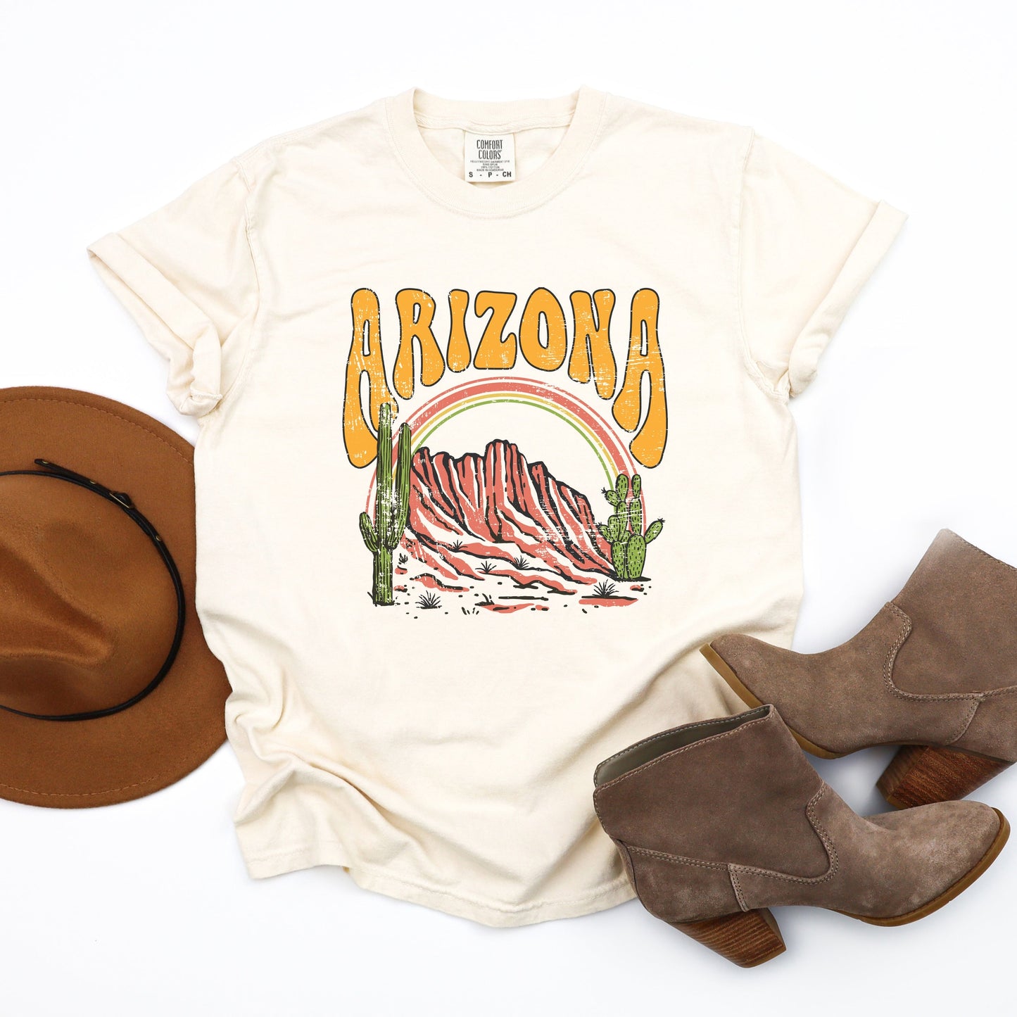 Arizona Rainbow | Garment Dyed Short Sleeve Tee