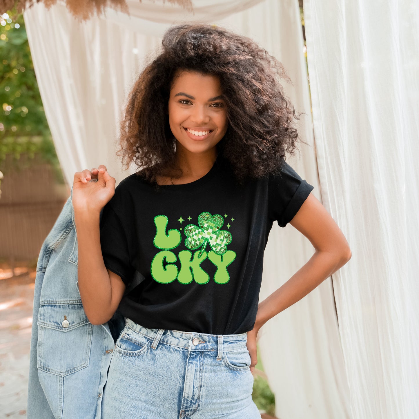 Lucky Shamrock Disco | Short Sleeve Graphic Tee