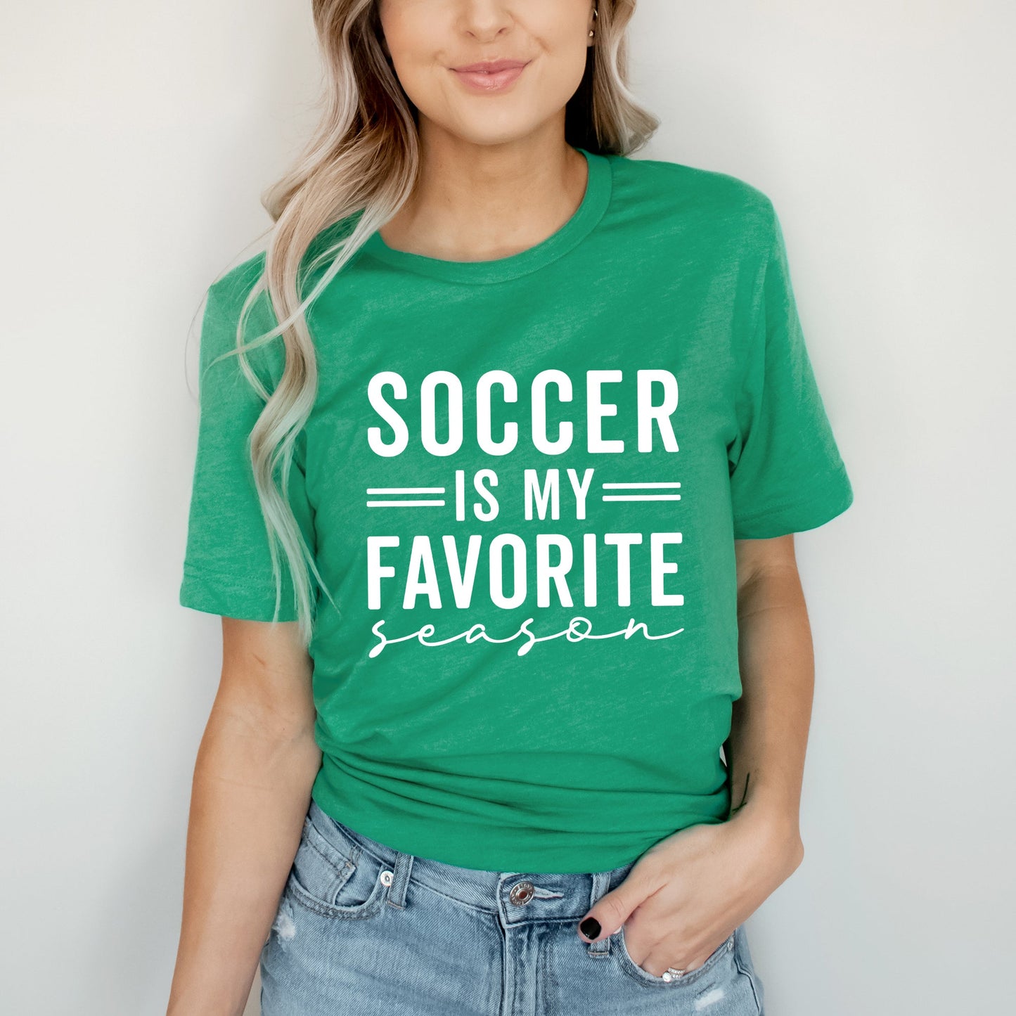 Soccer Is My Favorite Season | Short Sleeve Graphic Tee