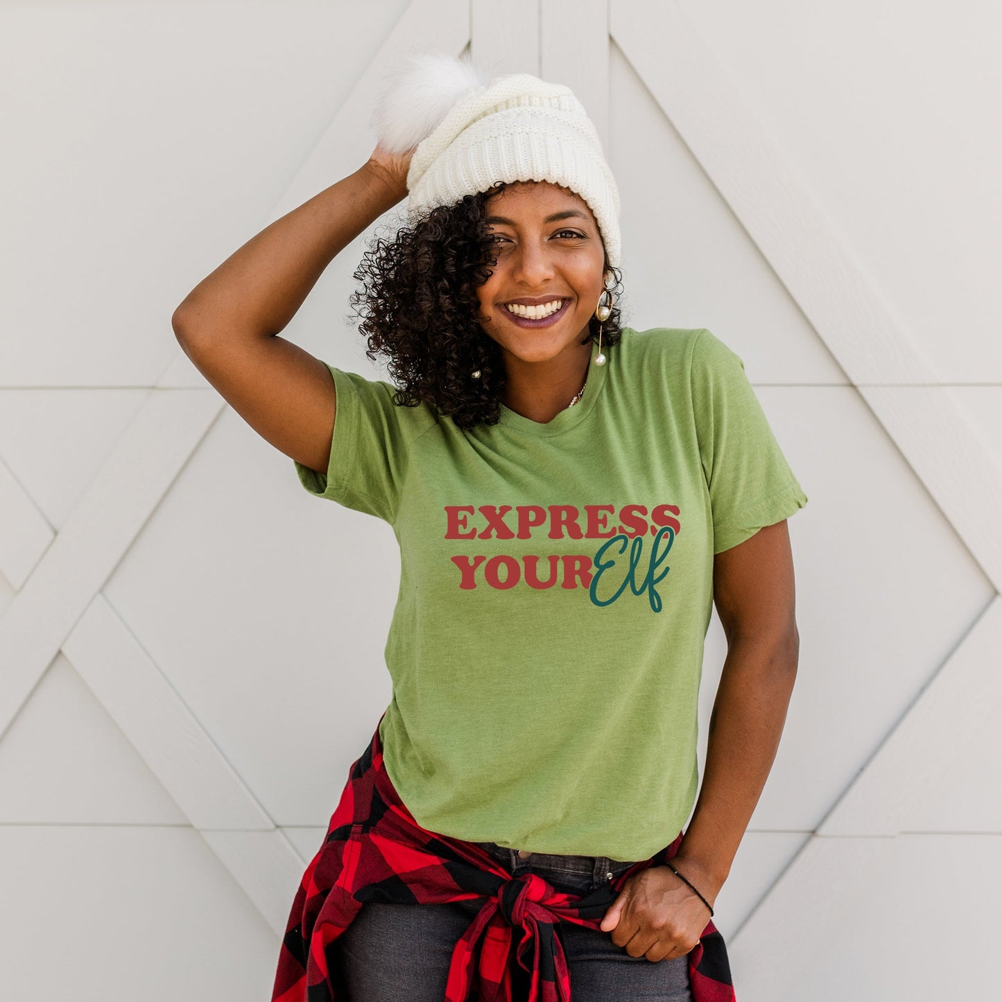 Express Your sELF Christmas | Short Sleeve Crewneck