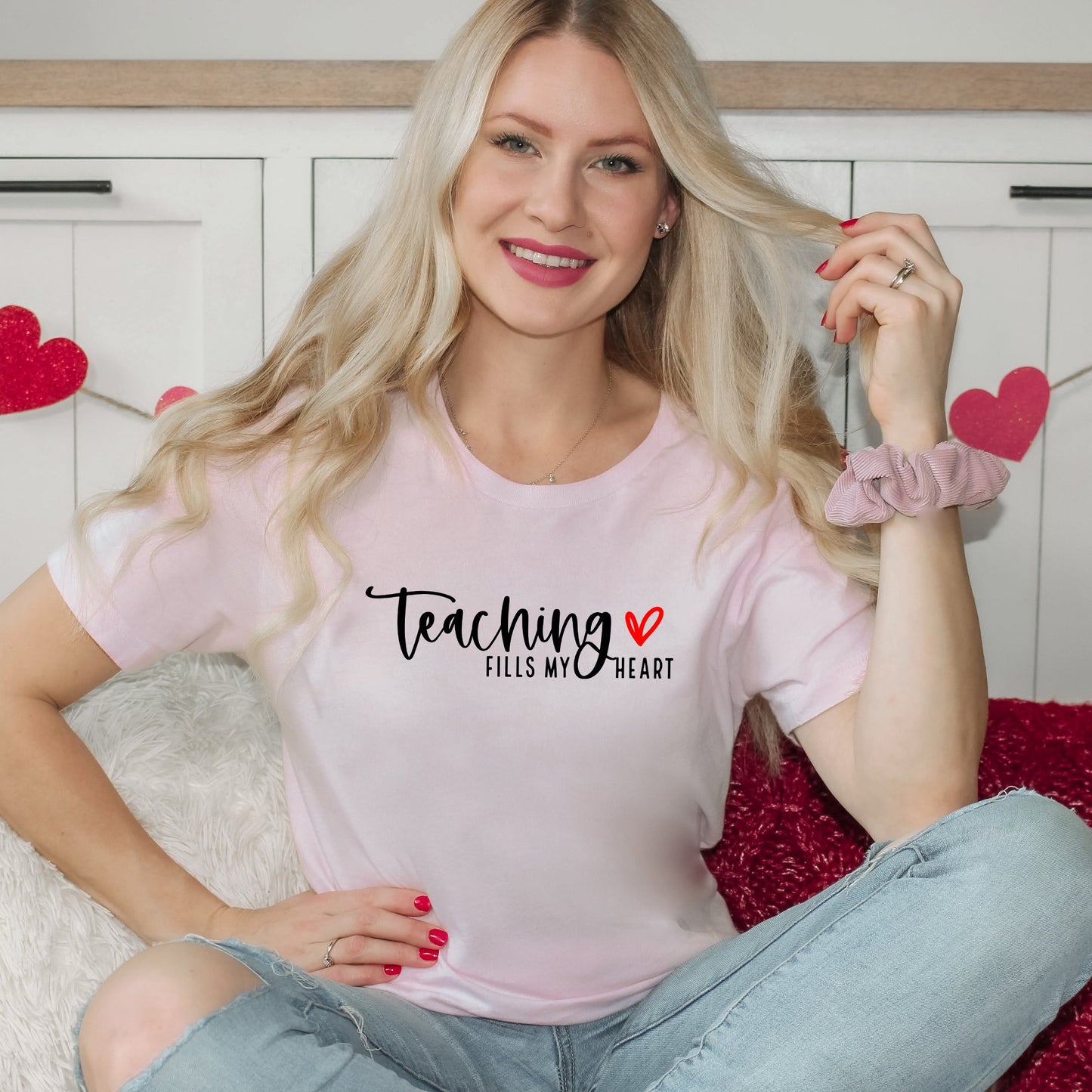 Teaching Fills My Heart | Short Sleeve Crew Neck