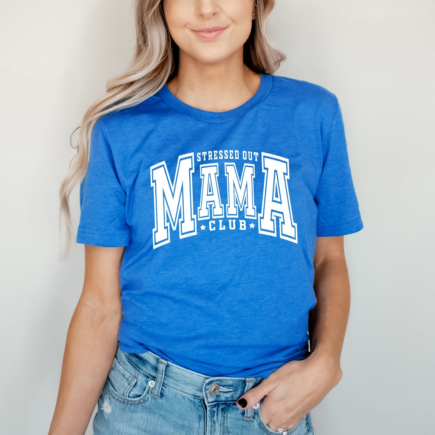 Stressed Out Mama Club | Short Sleeve Graphic Tee