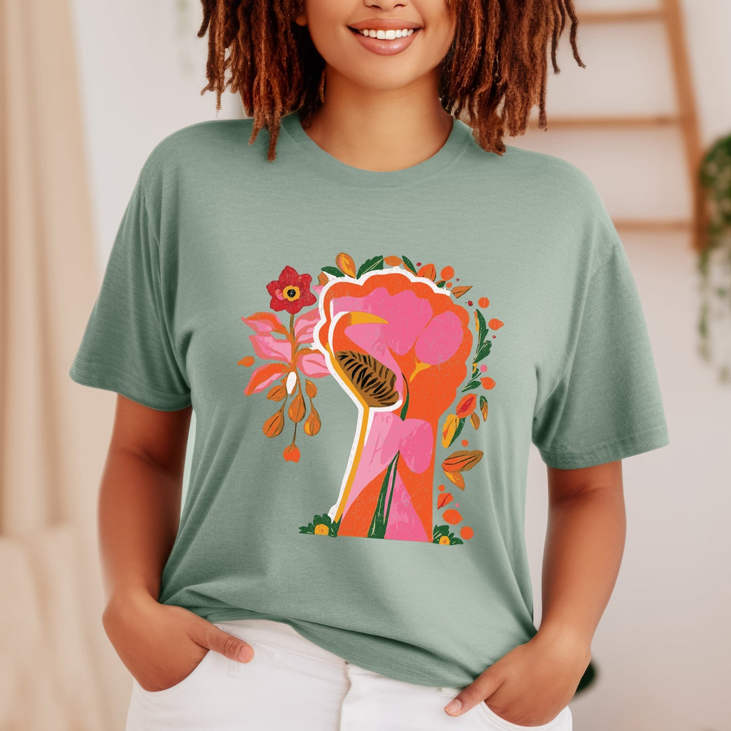 Blooming Strength | Short Sleeve Graphic Tee