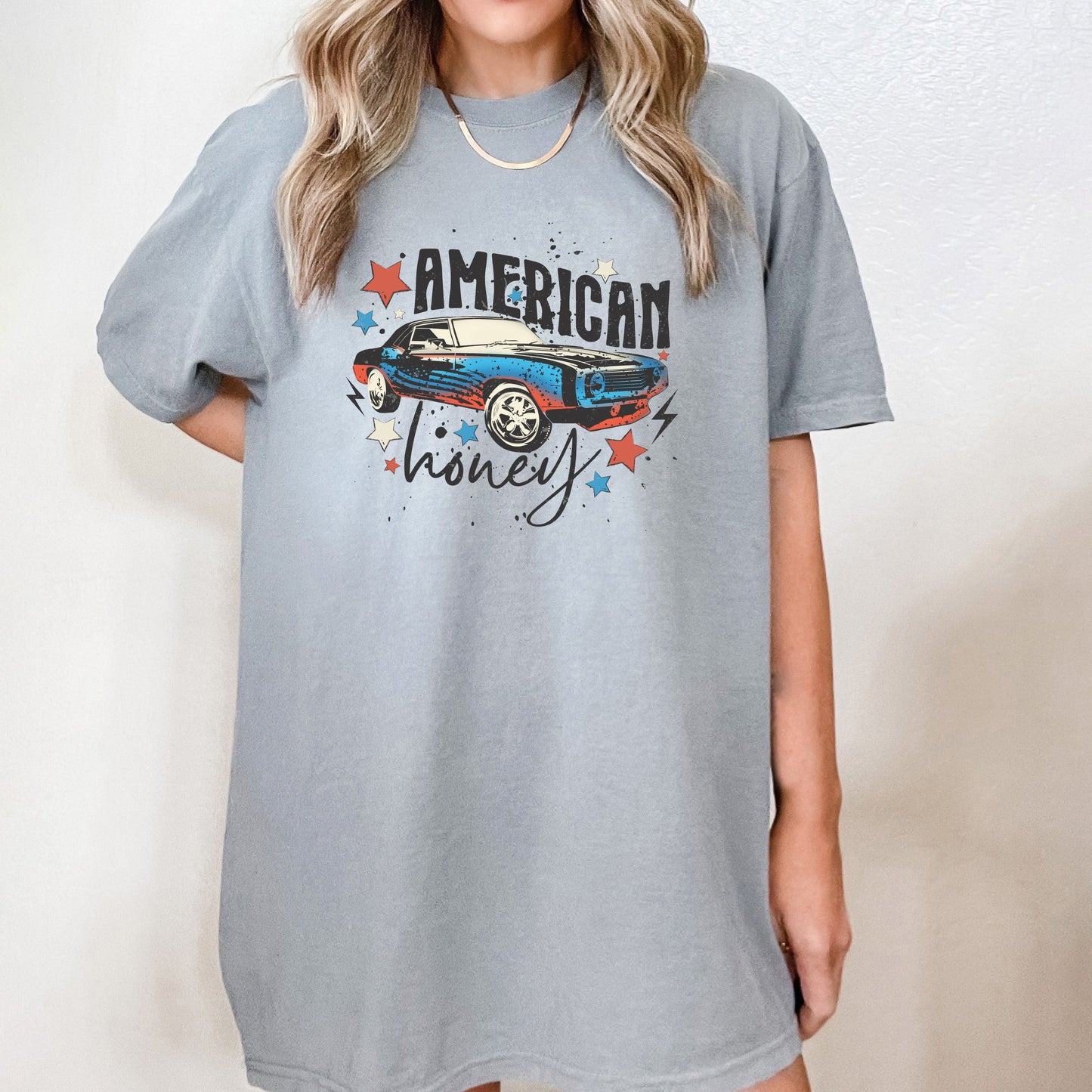 American Honey Car | Garment Dyed Short Sleeve Tee