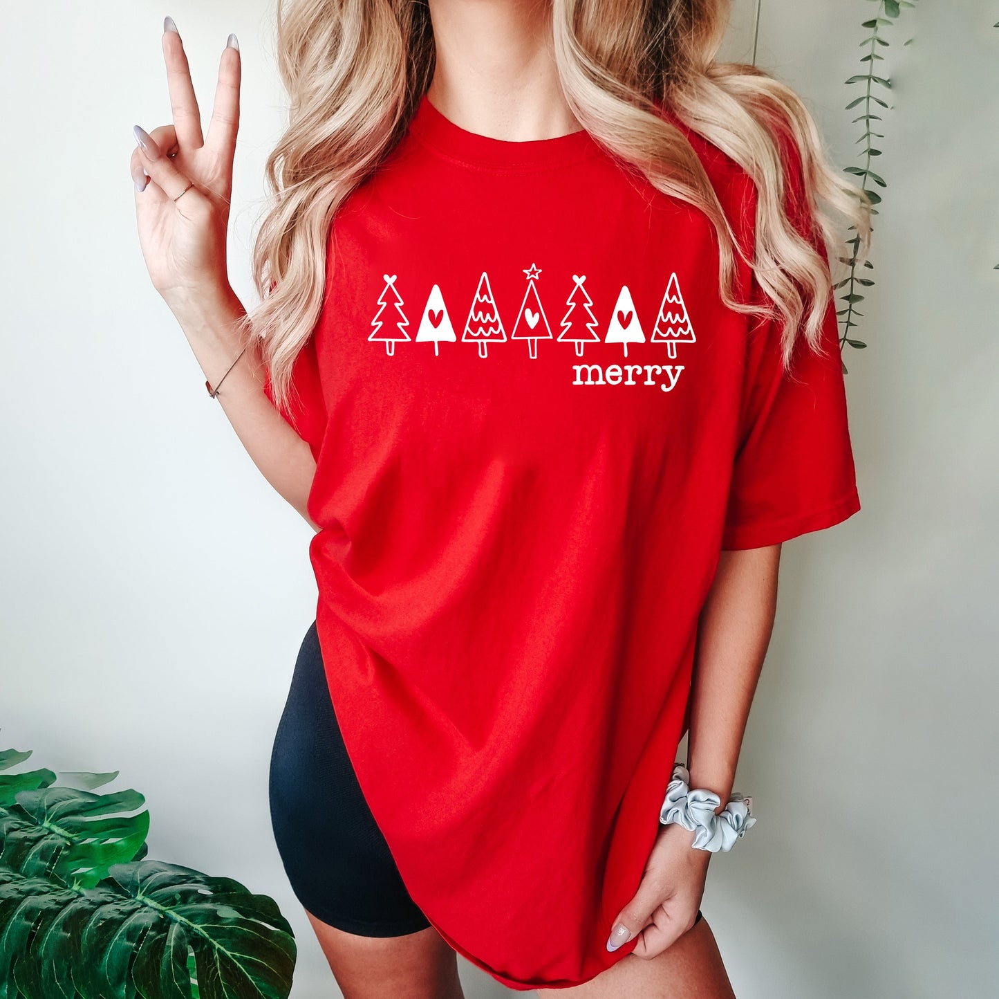 Merry Trees | Garment Dyed Tee