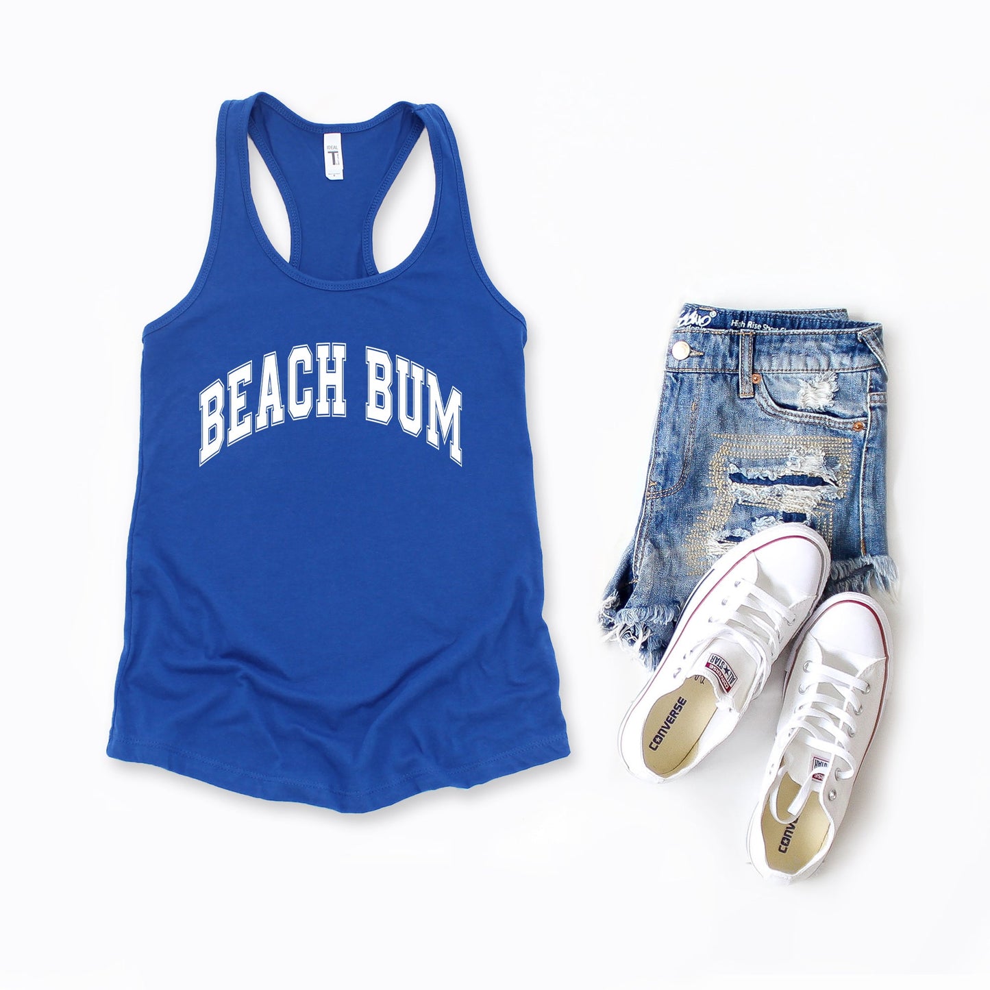 Varsity Beach Bum | Racerback Tank