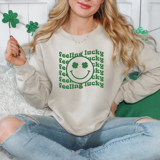 Feeling Lucky Stacked | Sweatshirt