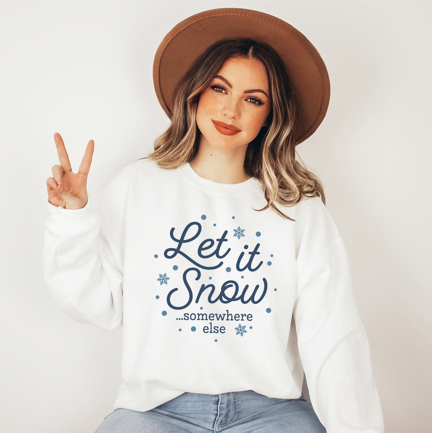 Snow Somewhere Else Colorful | Sweatshirt
