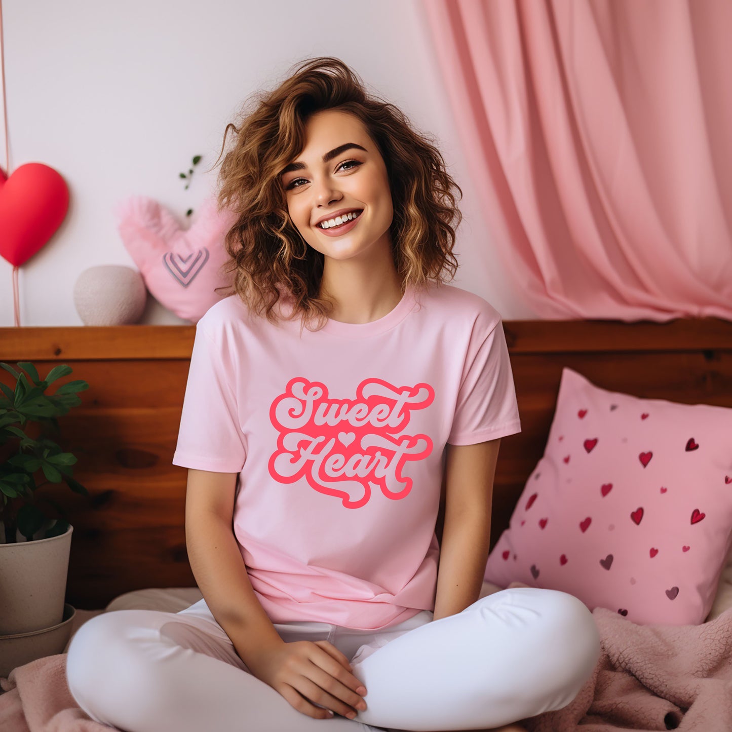 Sweet Heart Retro | Short Sleeve Graphic Tee