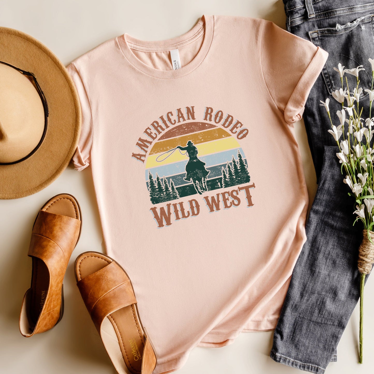 American Rodeo Wild West | Short Sleeve Graphic Tee