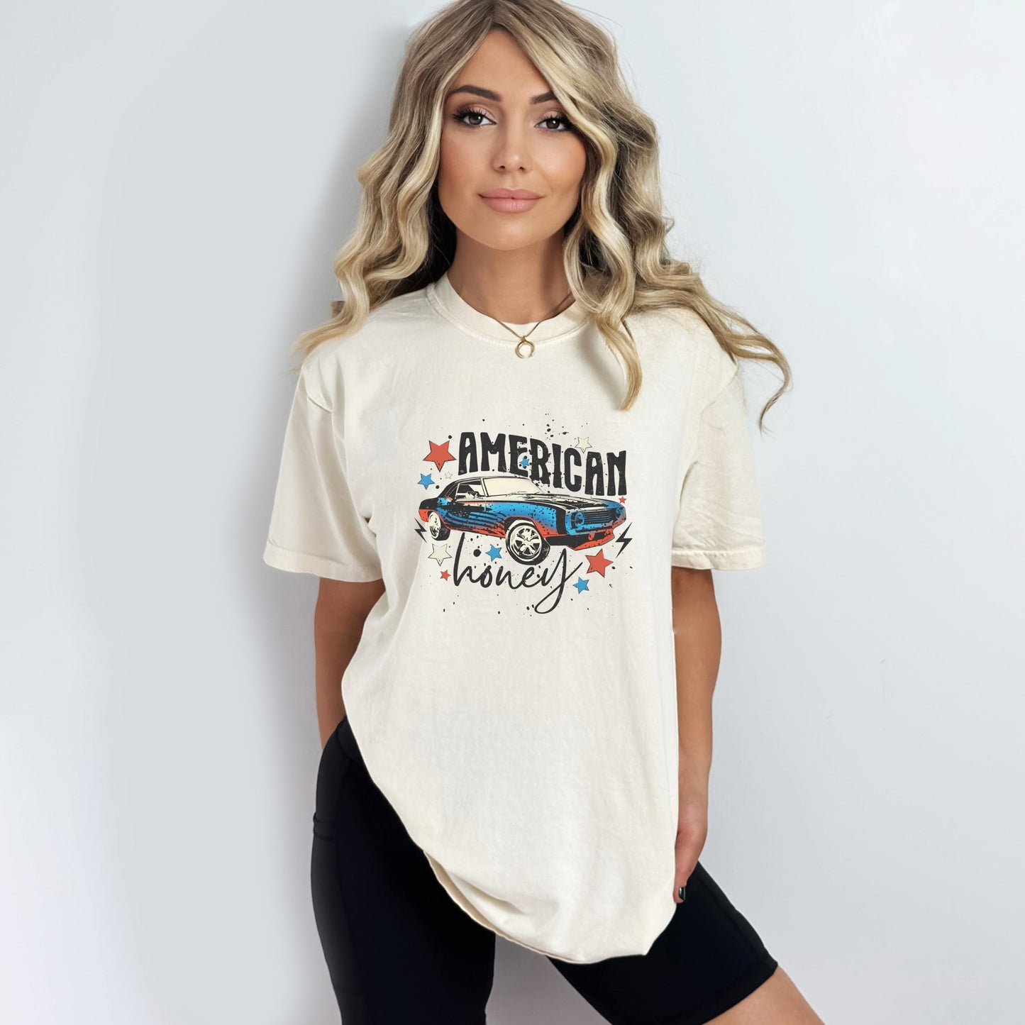 American Honey Car | Garment Dyed Short Sleeve Tee