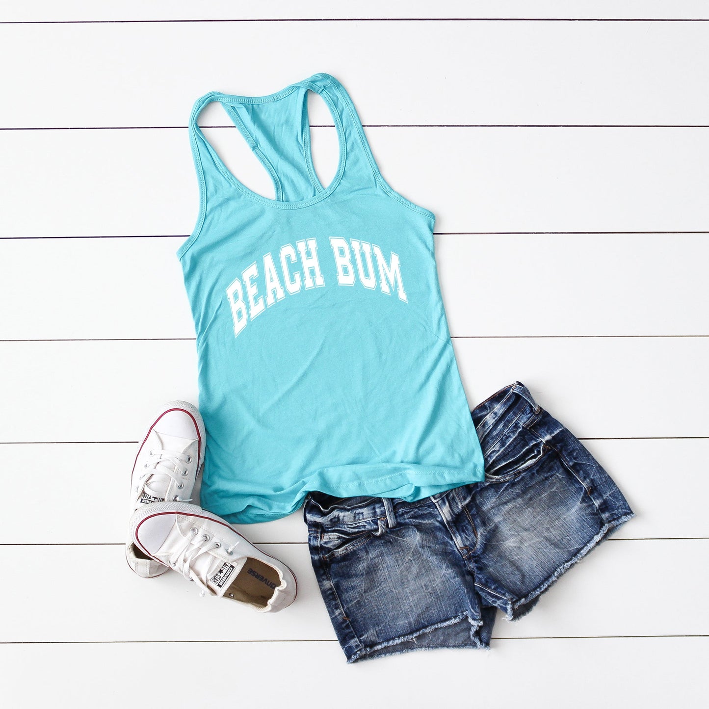 Varsity Beach Bum | Racerback Tank