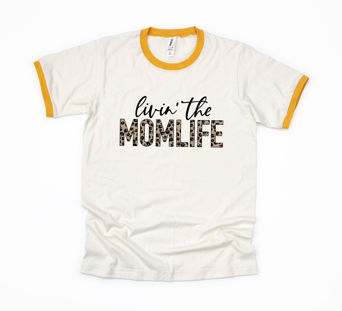 Livin' the Mom Life Leopard | Ringer Tee