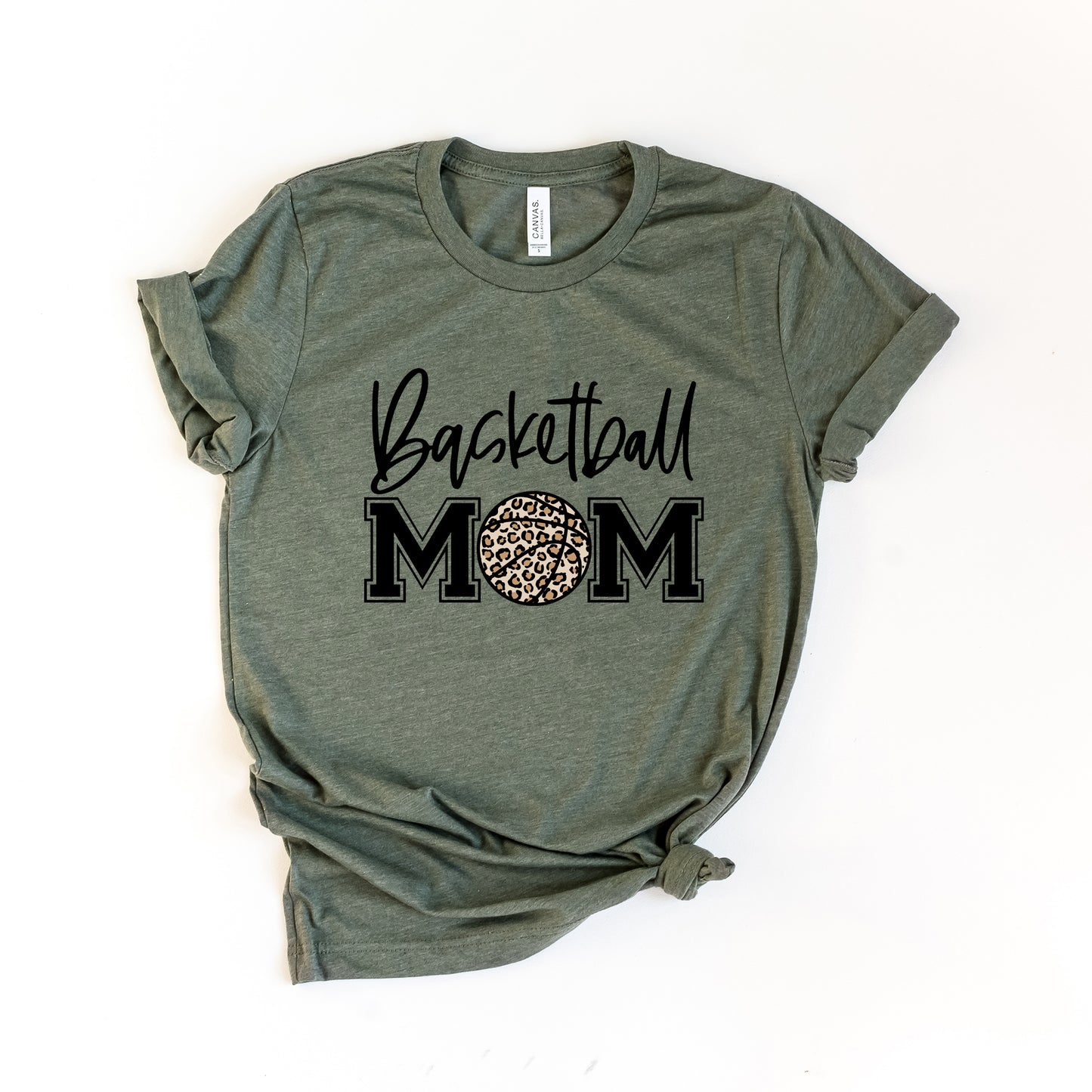 Basketball Mom Colorful Black | Short Sleeve Graphic Tee