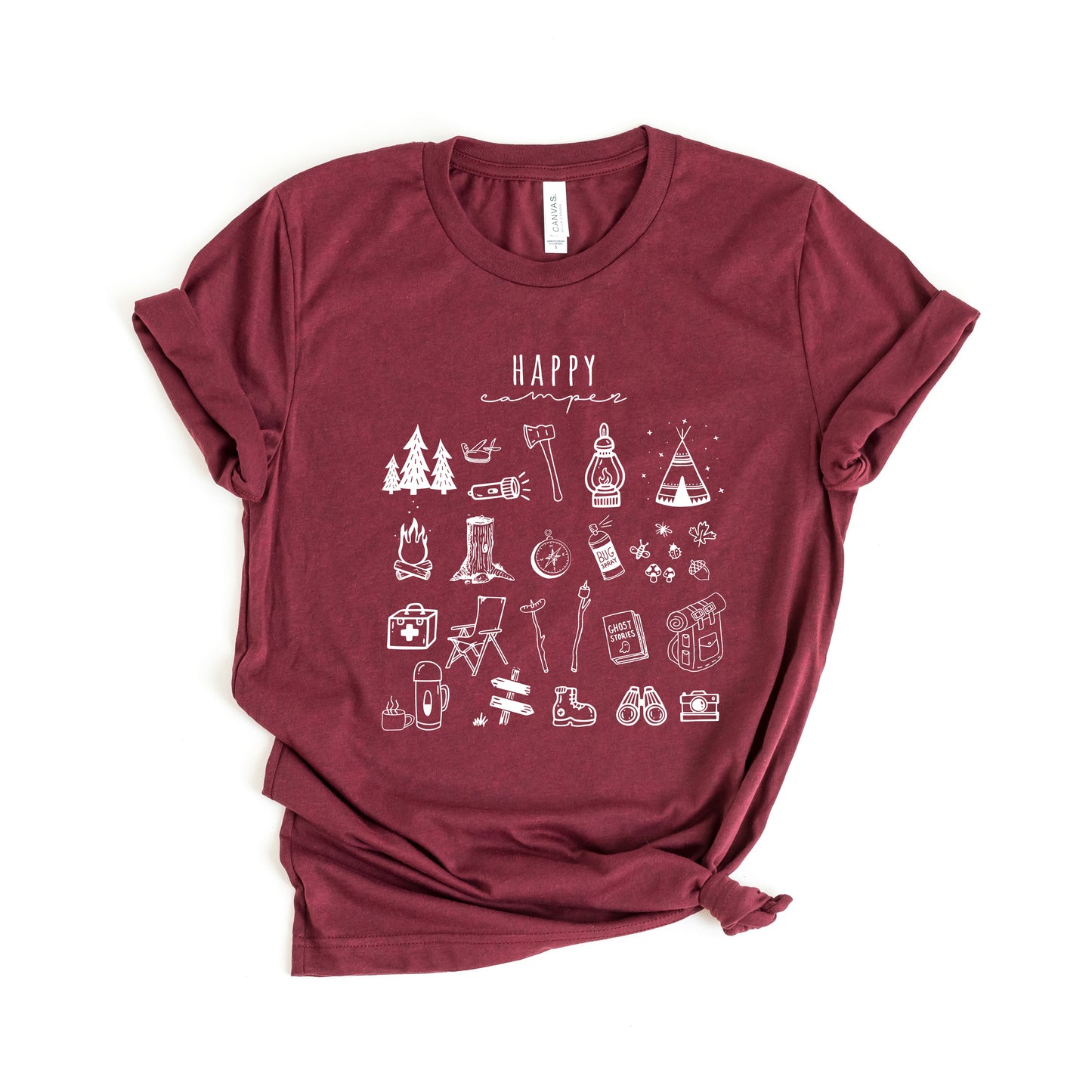 Happy Camper Collage | Short Sleeve Graphic Tee