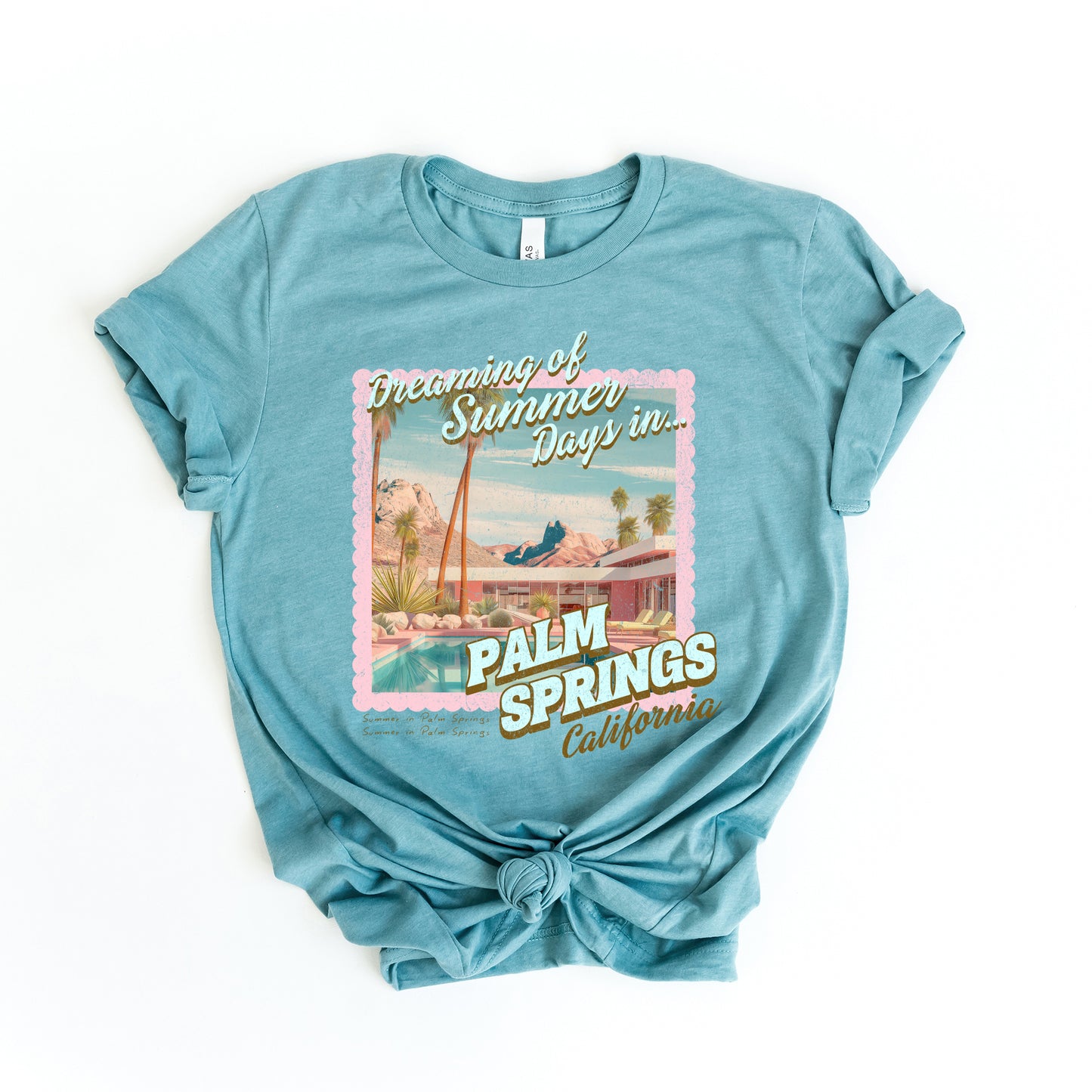 Dreaming Of Palm Springs |Short Sleeve Crew Neck