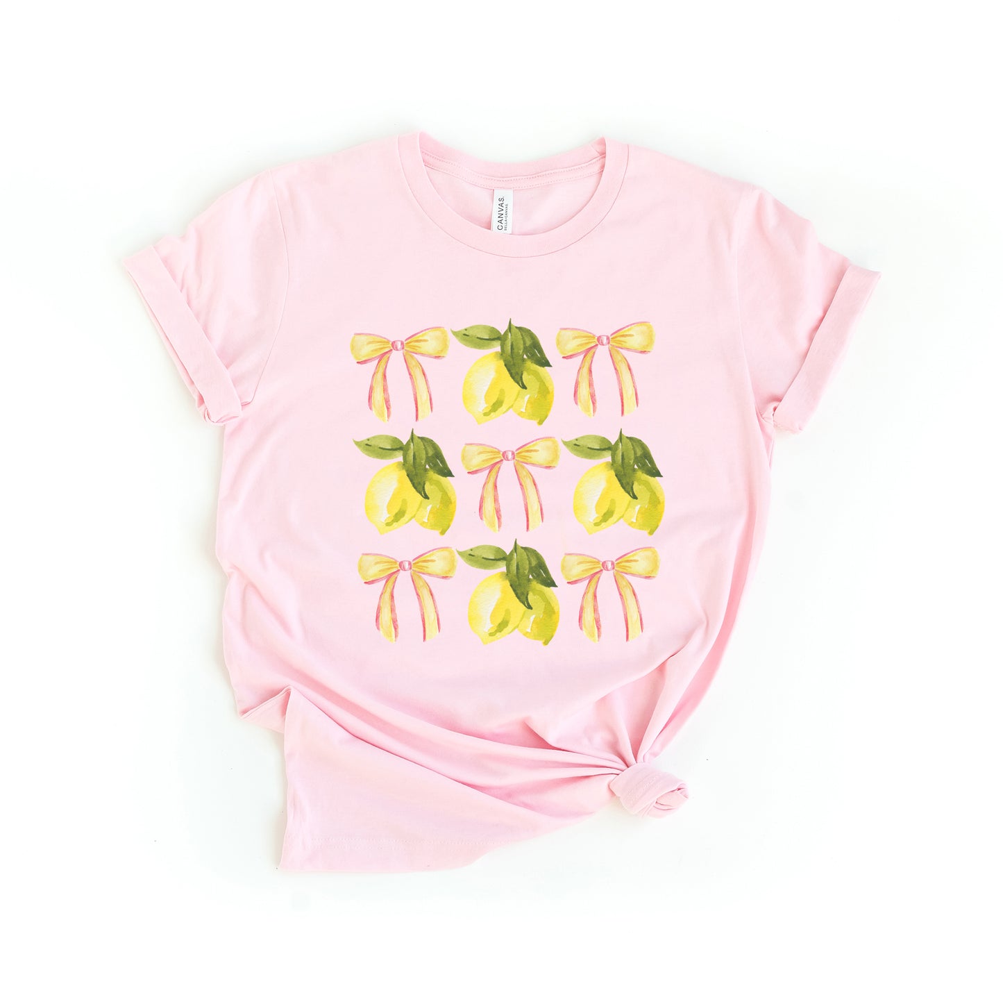 Coquette Lemon Bow Chart | Short Sleeve Graphic Tee