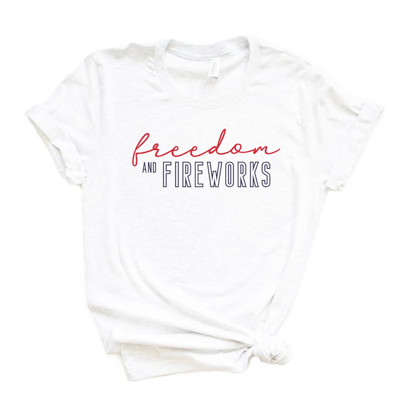 Freedom And Fireworks | Short Sleeve Graphic Tee