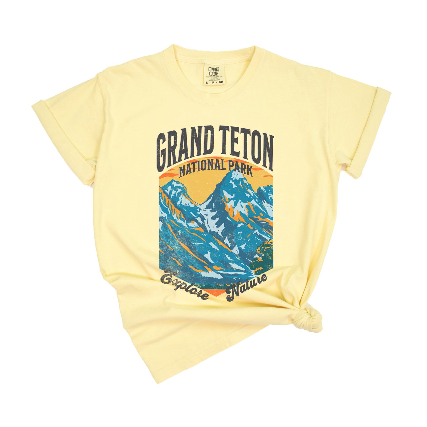 Grand Teton National Park Explore More | Garment Dyed Tee