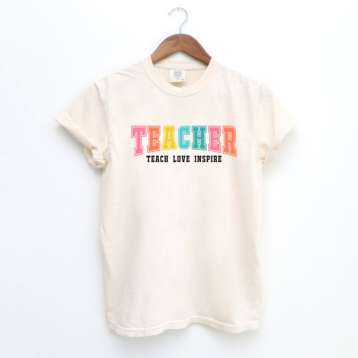 Teacher Bright Varsity | Garment Dyed Short Sleeve Tee