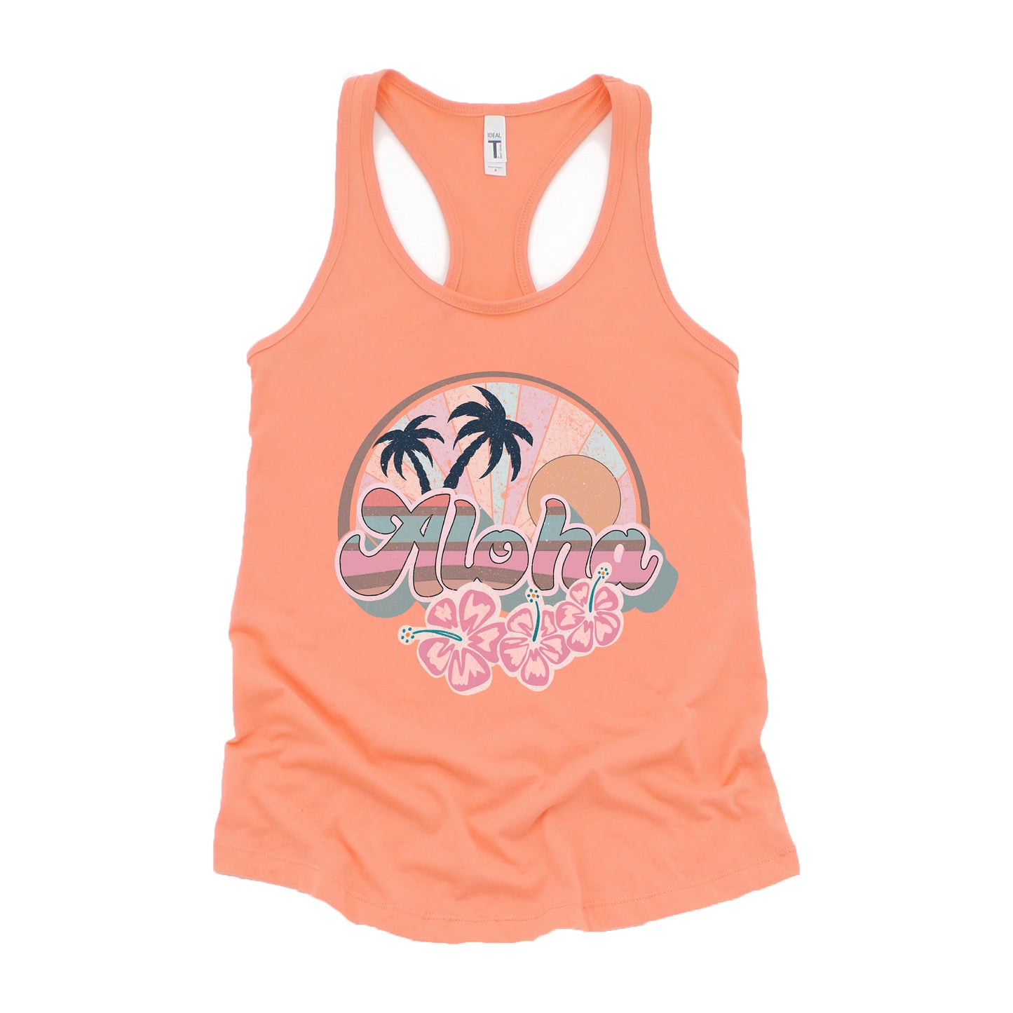 Retro Aloha | Racerback Tank