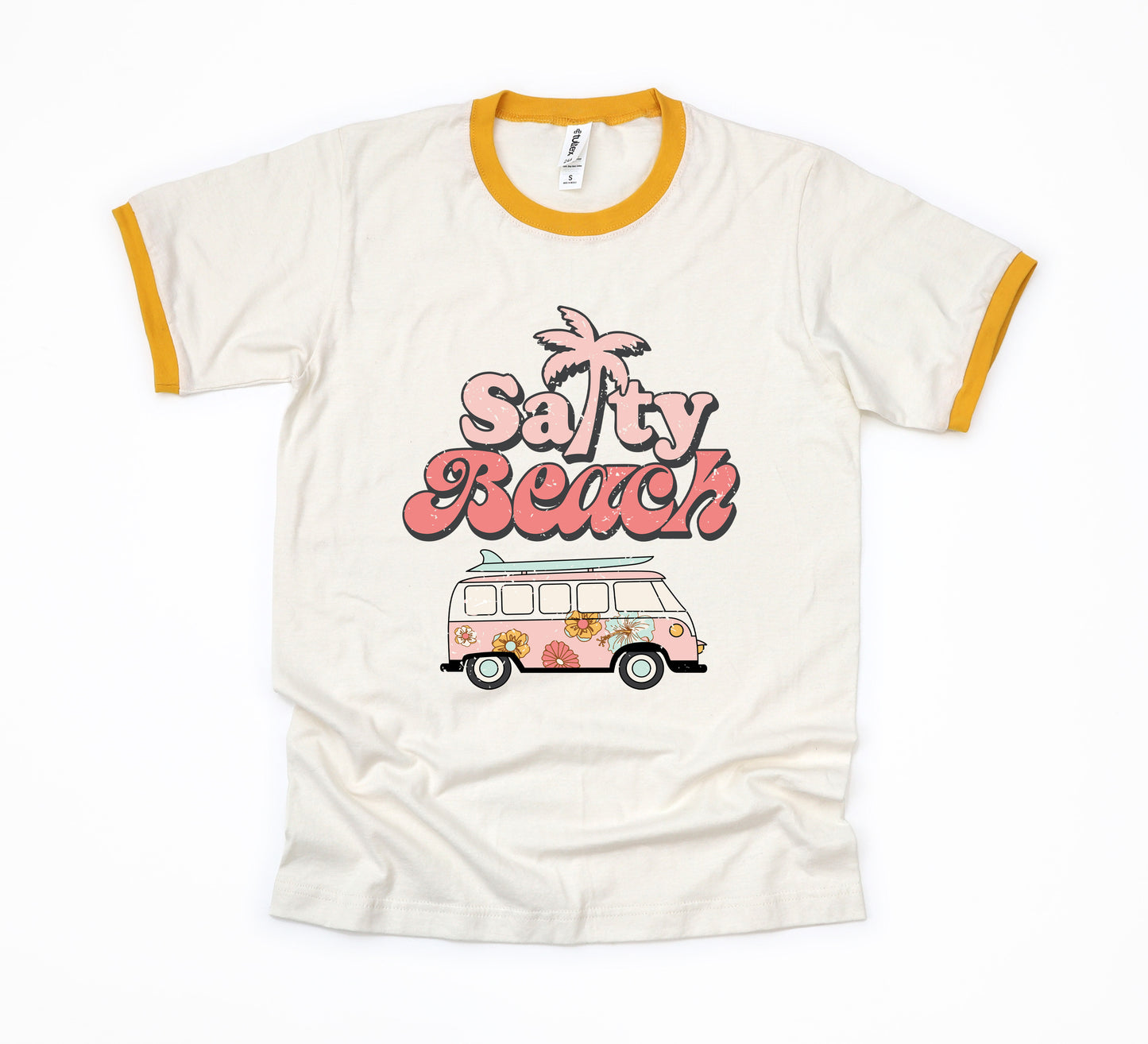 Salty Beach Van | Ringer Tee