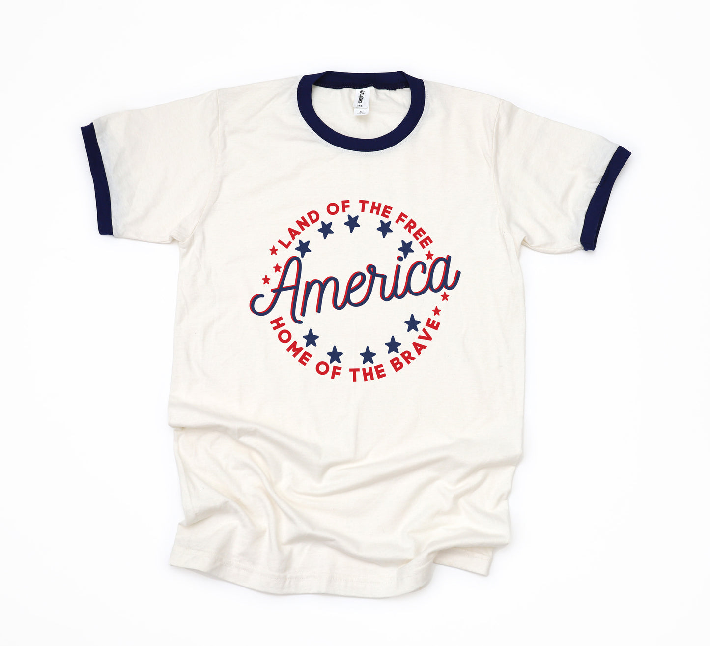 America Home Of The Brave | Ringer Tee