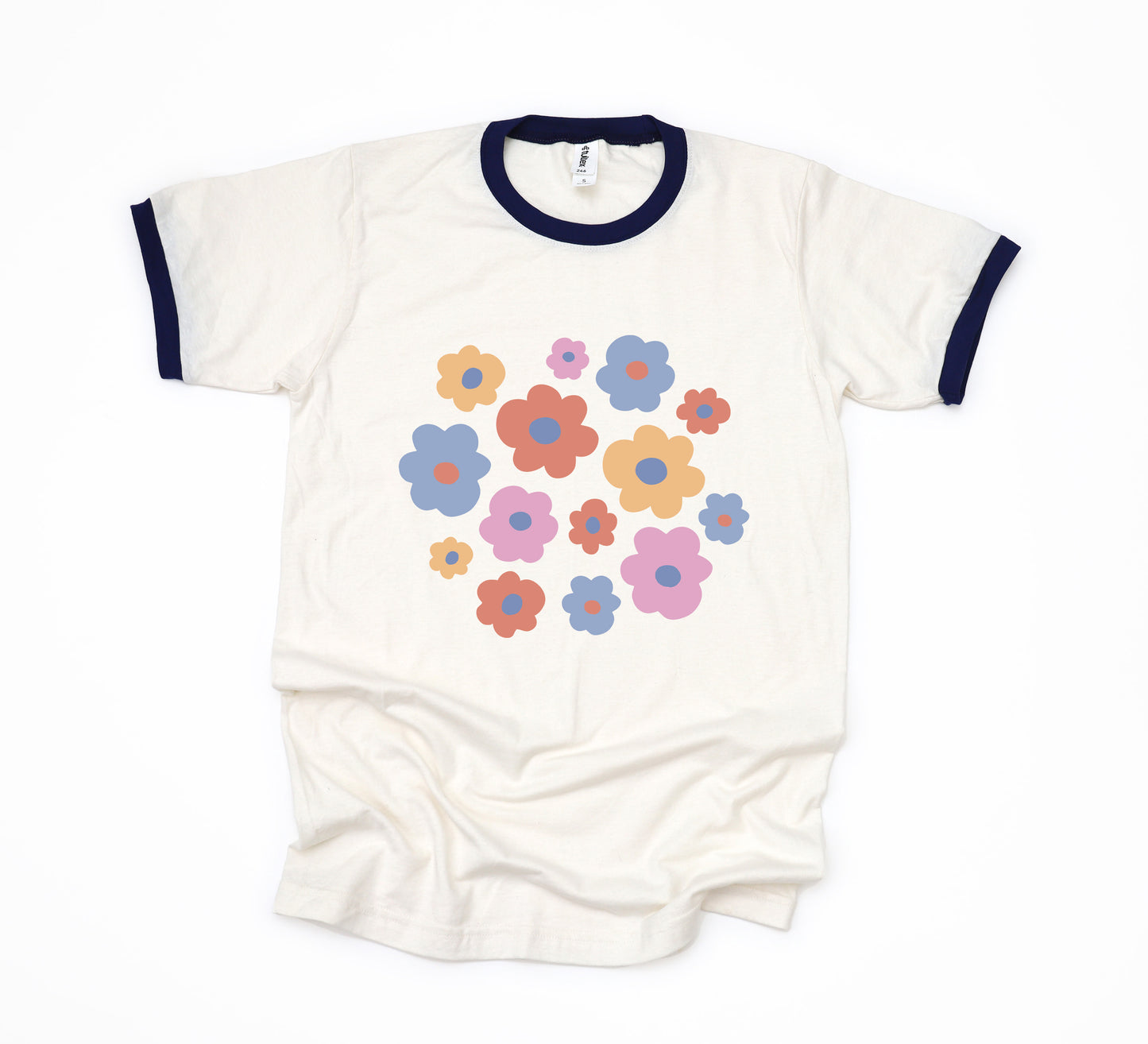 Colorful Daisies | Ringer Tee