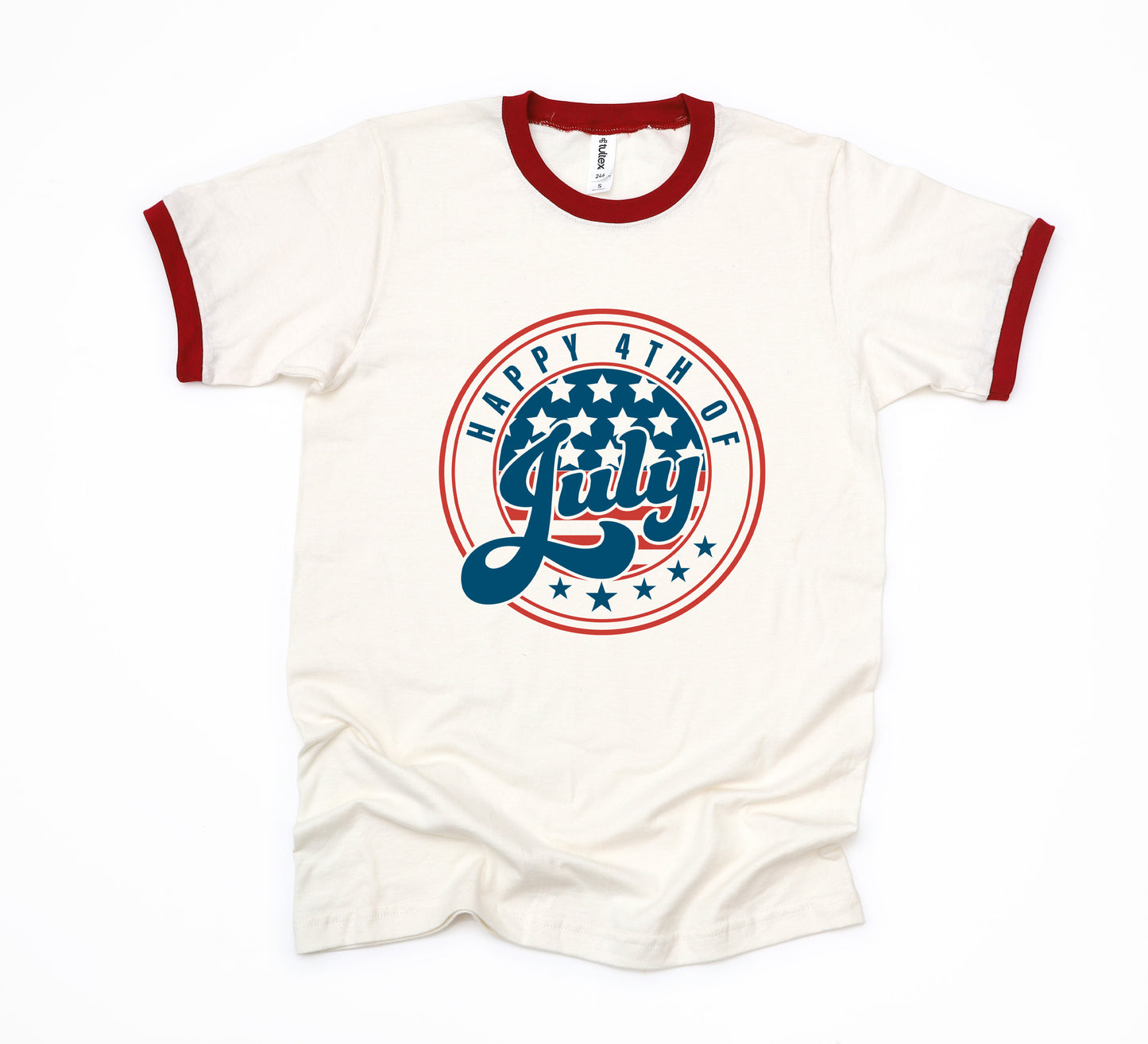 Happy Fourth Circle | Ringer Tee