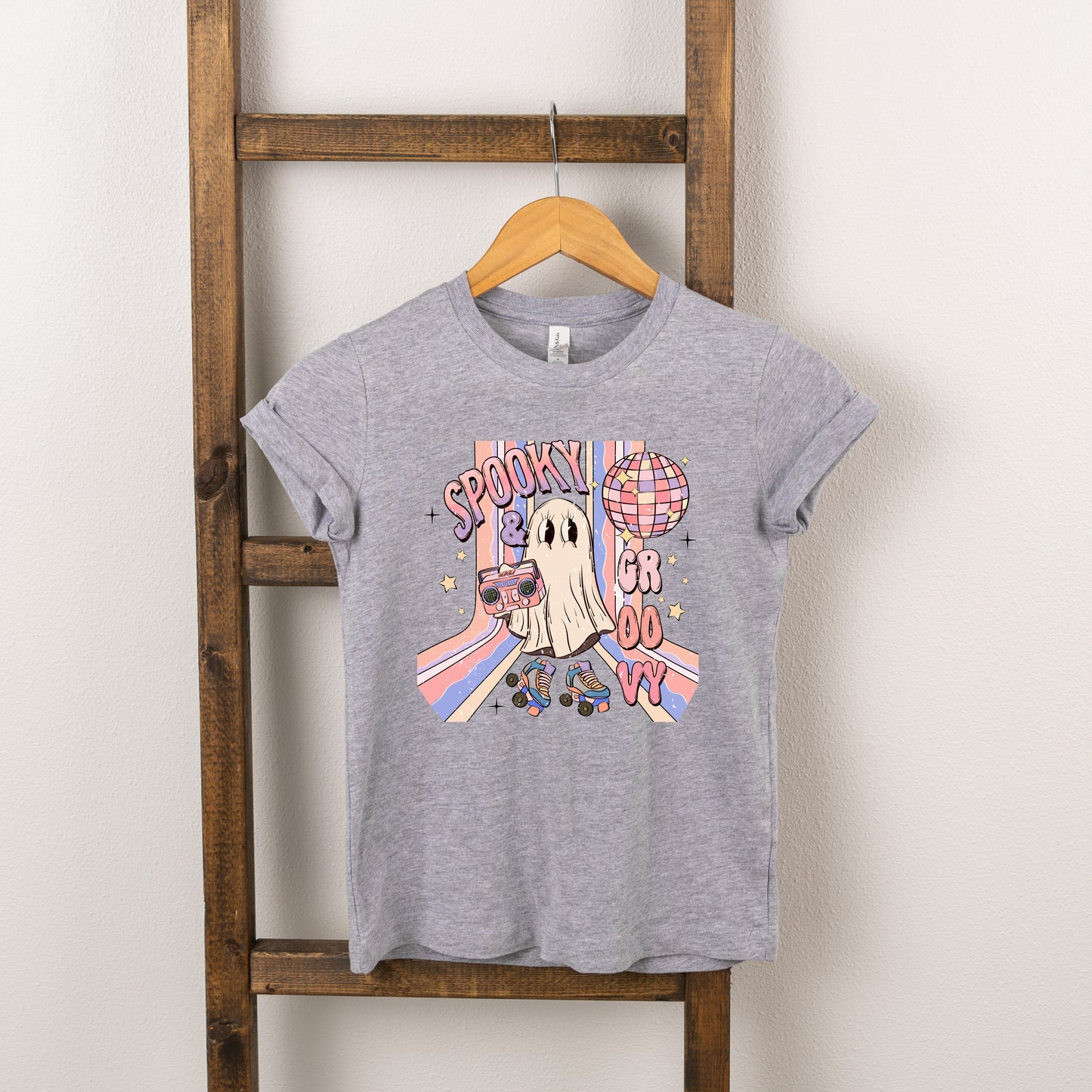 Spooky And Groovy | Youth Graphic Short Sleeve Tee