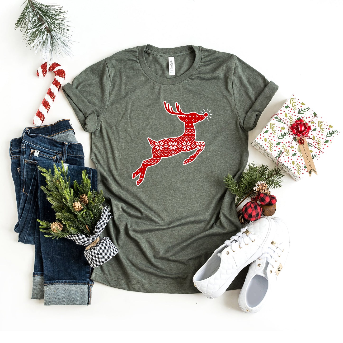 Rudolph Sweater | Short Sleeve Graphic Tee