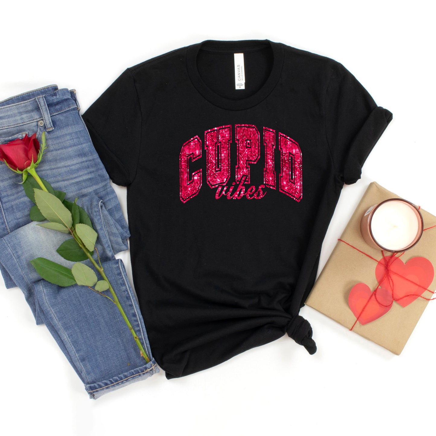 Cupid Vibes | Short Sleeve Crew Neck