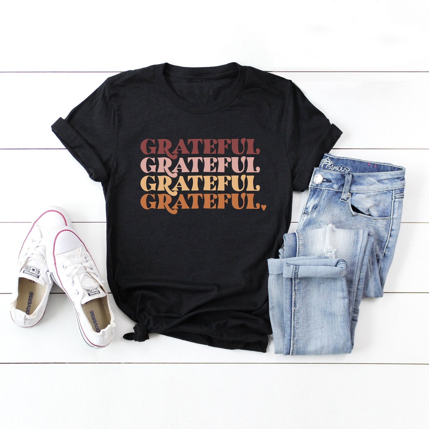 Grateful Stacked | Short Sleeve Graphic Tee