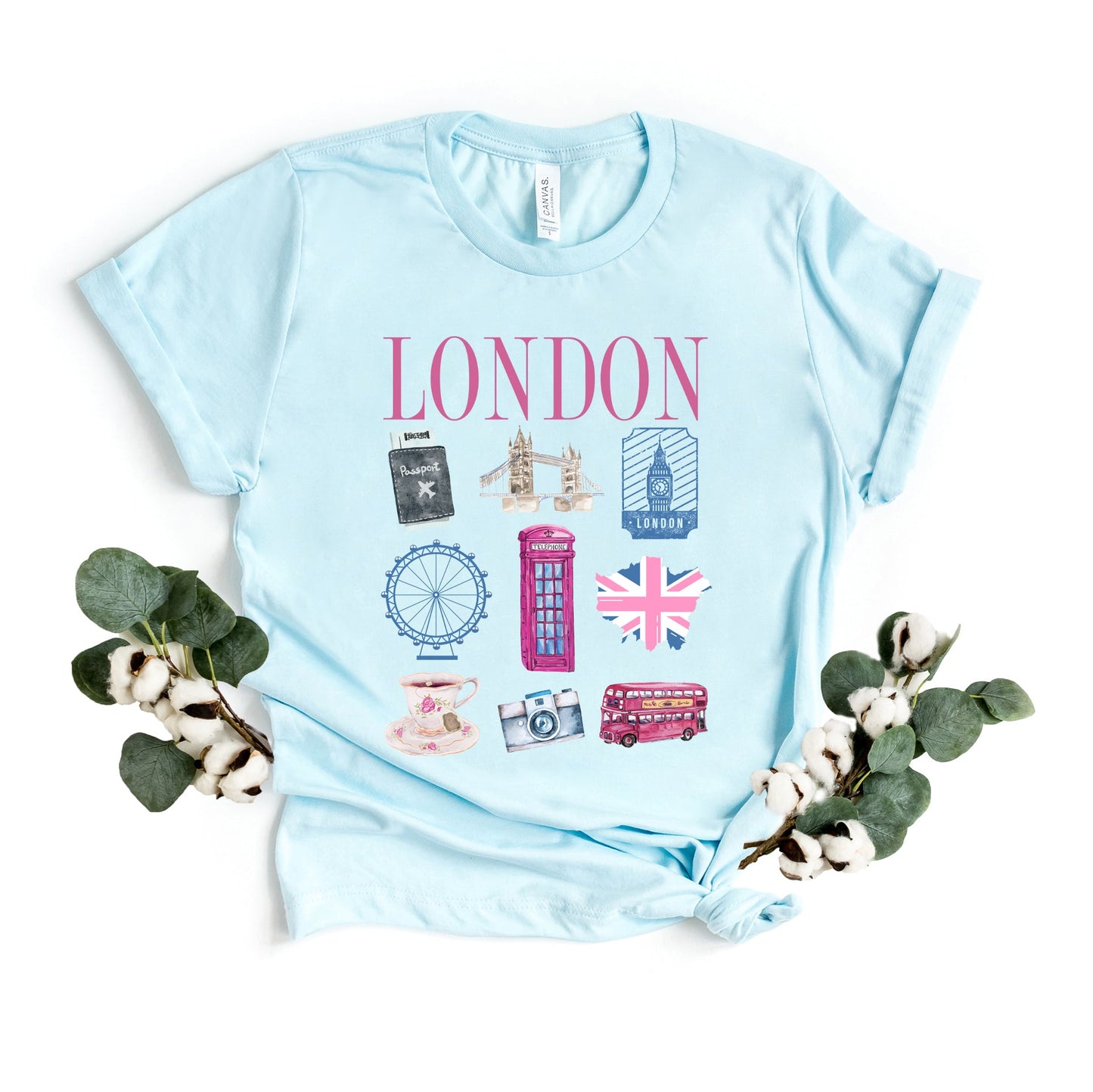 London Travel Chart | Short Sleeve Graphic Tee