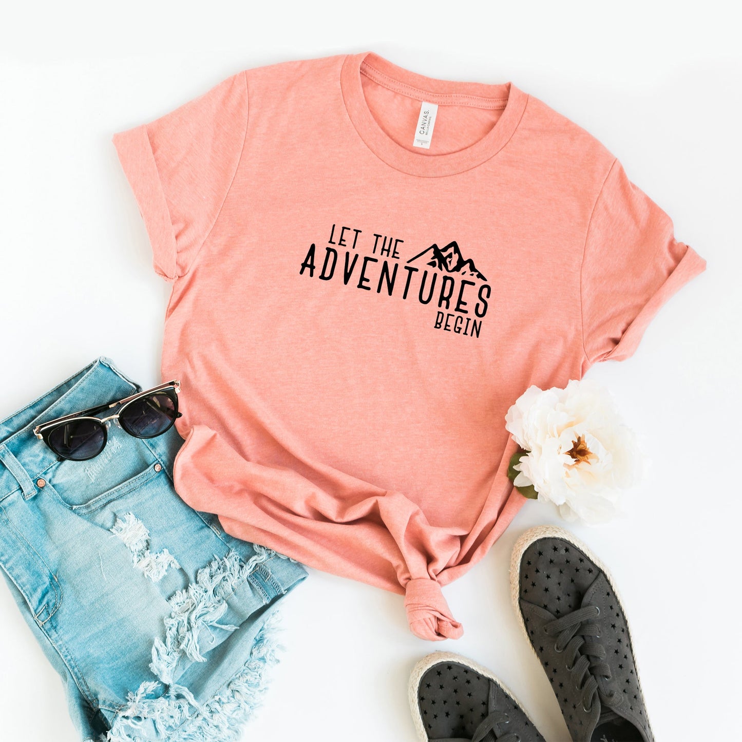 Let The Adventures Begin | Short Sleeve Graphic Tee