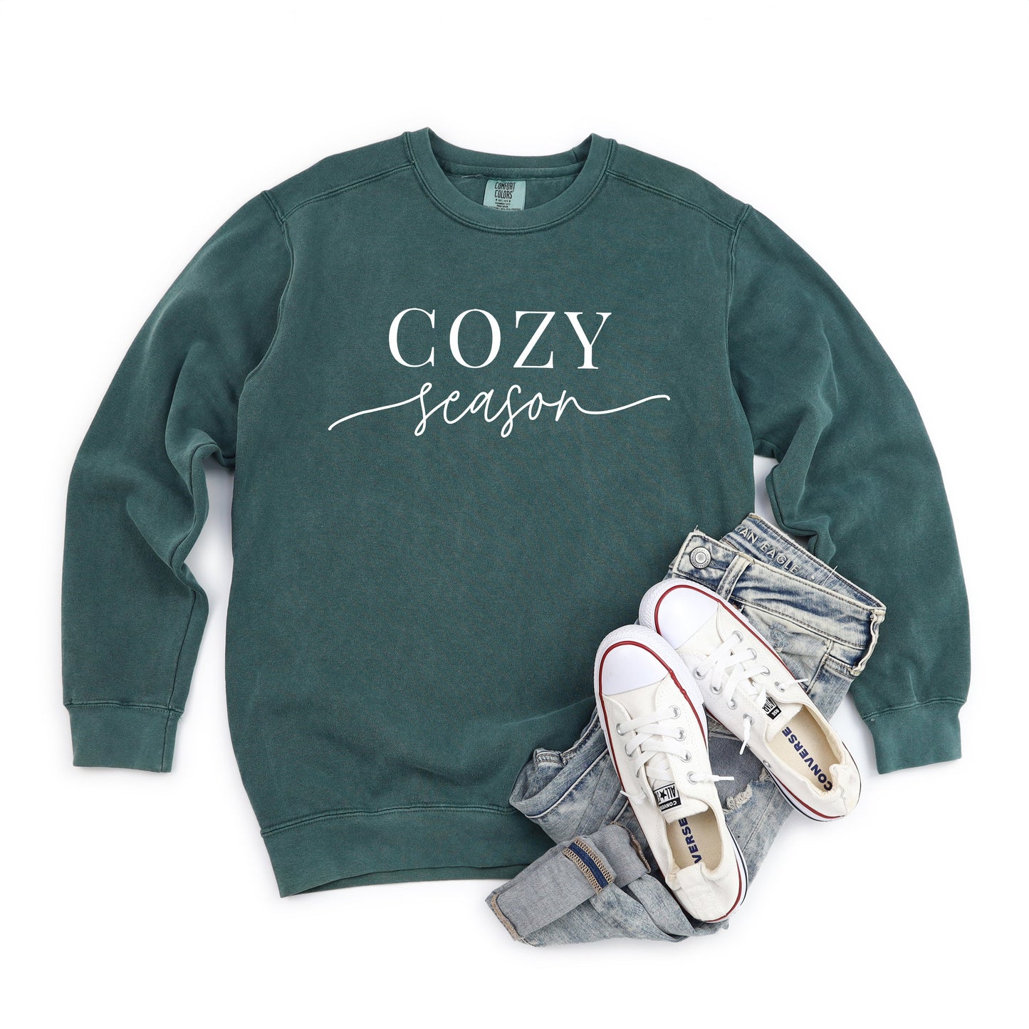 Cozy Season | Garment Dyed Sweatshirt