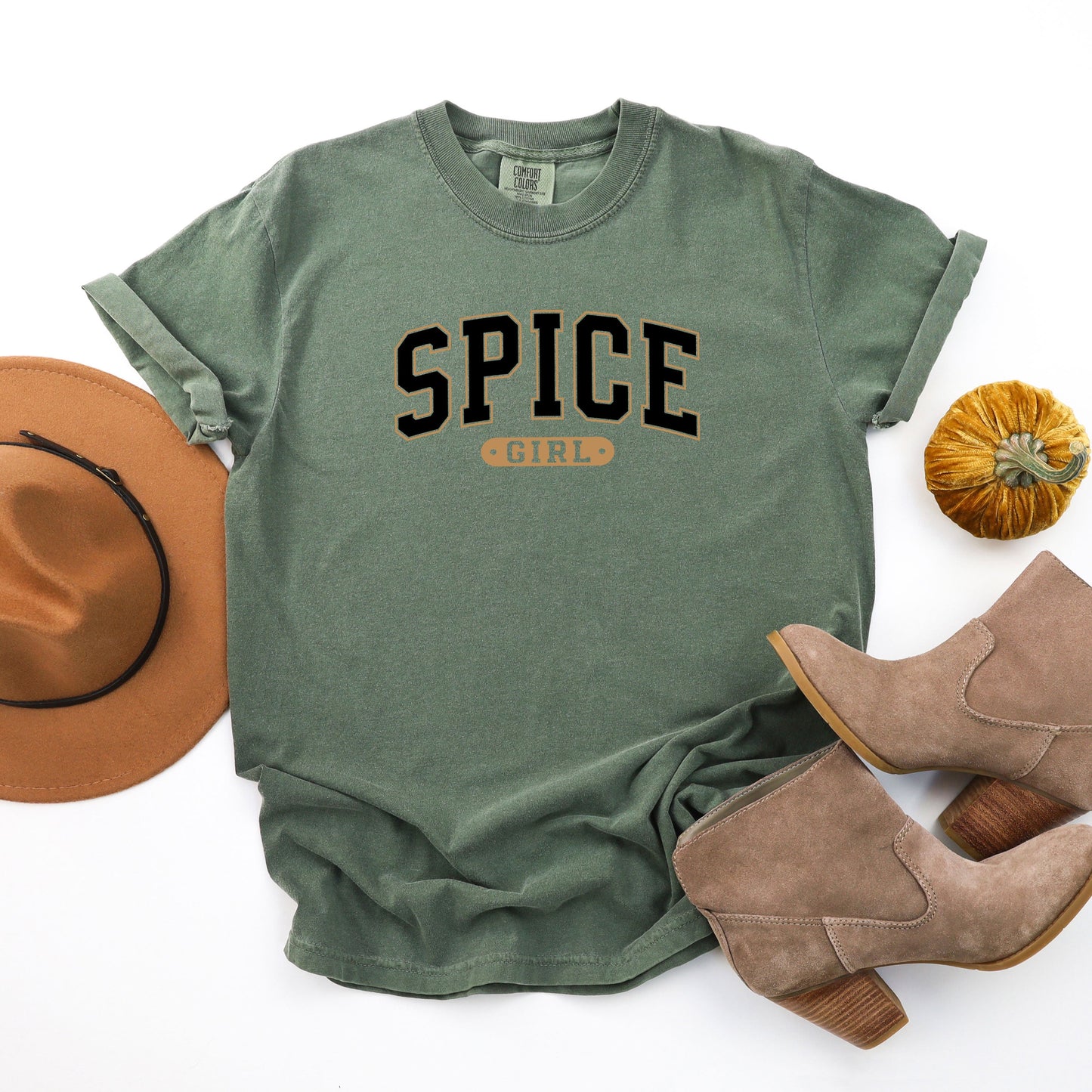 Spice Girl Varsity | Garment Dyed Tee